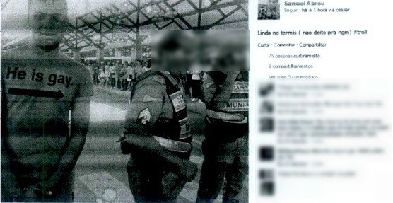 Jovem que postou foto com camiseta Jovem que postou foto com camiseta